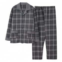 Durable Flannel Homewear in Neutral