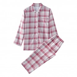 Neat Flannel Homewear in Neutral