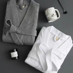 Compact Bath Robe in Neutral