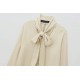 Casual Silk Shirt in Neutral