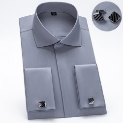 Smooth Formal Shirt in Neutral