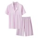 Polished Cotton Homewear Set in Neutral