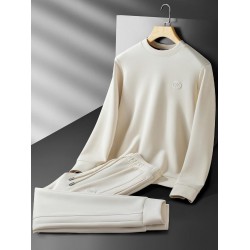 Comfort Fit Cotton Homewear Set in Neutral